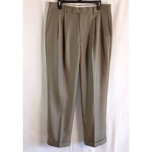 Alan Flusser Golf Pleat Front Pants EXCELLENT Condition size 34x30